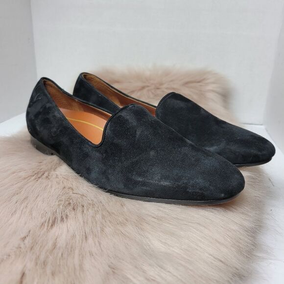 Vionic Willa Women's Slip-on Flat Black Suede Shoes Size 9.5 - Picture 1 of 8
